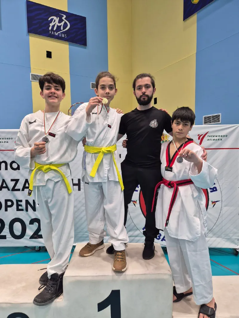 Pazardzhik Open 2026 Invicta team with medals